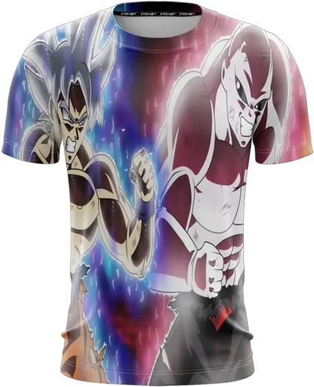 Dragon Ball Super Goku Vs Jiren Fierce Battle Full Print T Goku Png Jiren Png