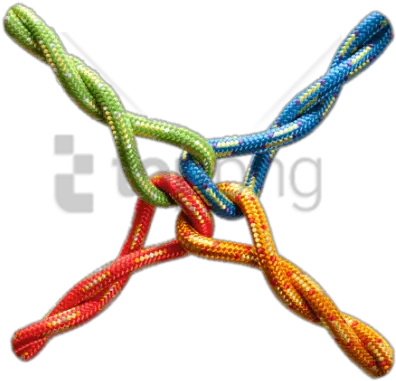 Four Knotted Ropes Png Image With Transparent Background Strengthening The Team Rope Transparent Background