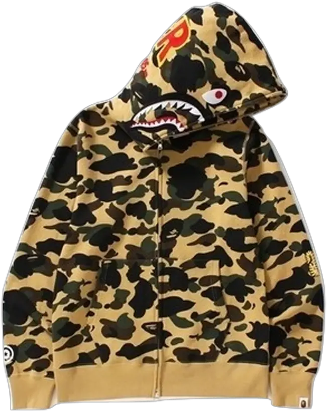 A Bathing Ape 1st Camo Shark Full Zip Bape Ponr Shark Hoodie Png Bape Shark Png