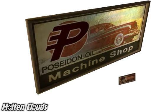 Poseidon Oil Machine Shop Sign Image The Chosenu0027s Way Mod Fiat Png Fallout New Vegas Logo