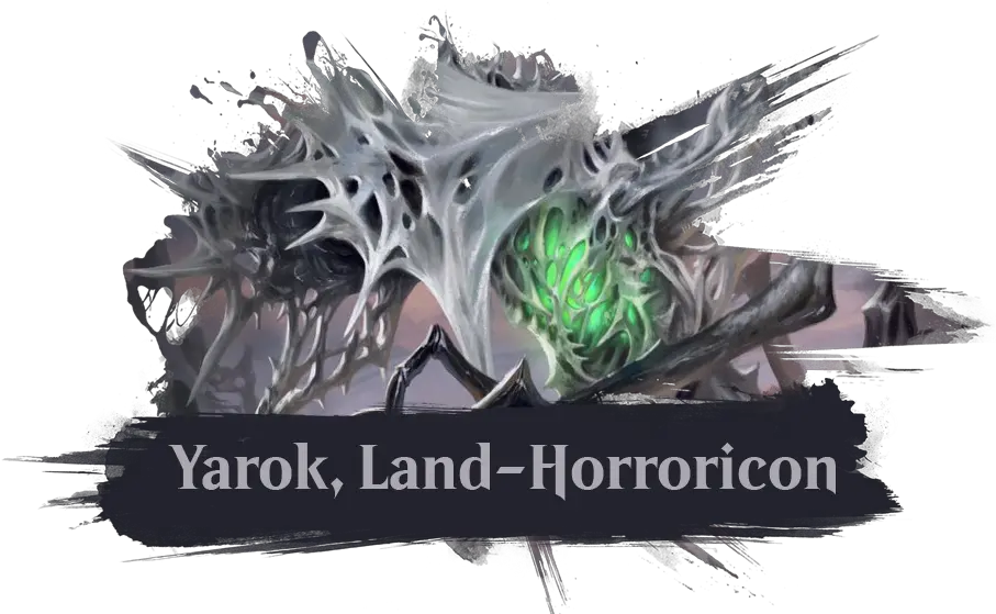 Yarok Land Horroricon Commander Edh Yarok The Fictional Character Png Horror Icon