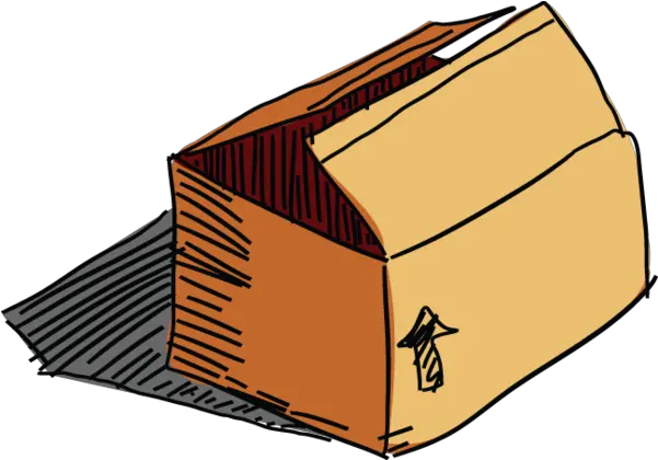 283ga Open Box Old Boxes Life Image Cardboard Box House Clipart Png Open Box Png