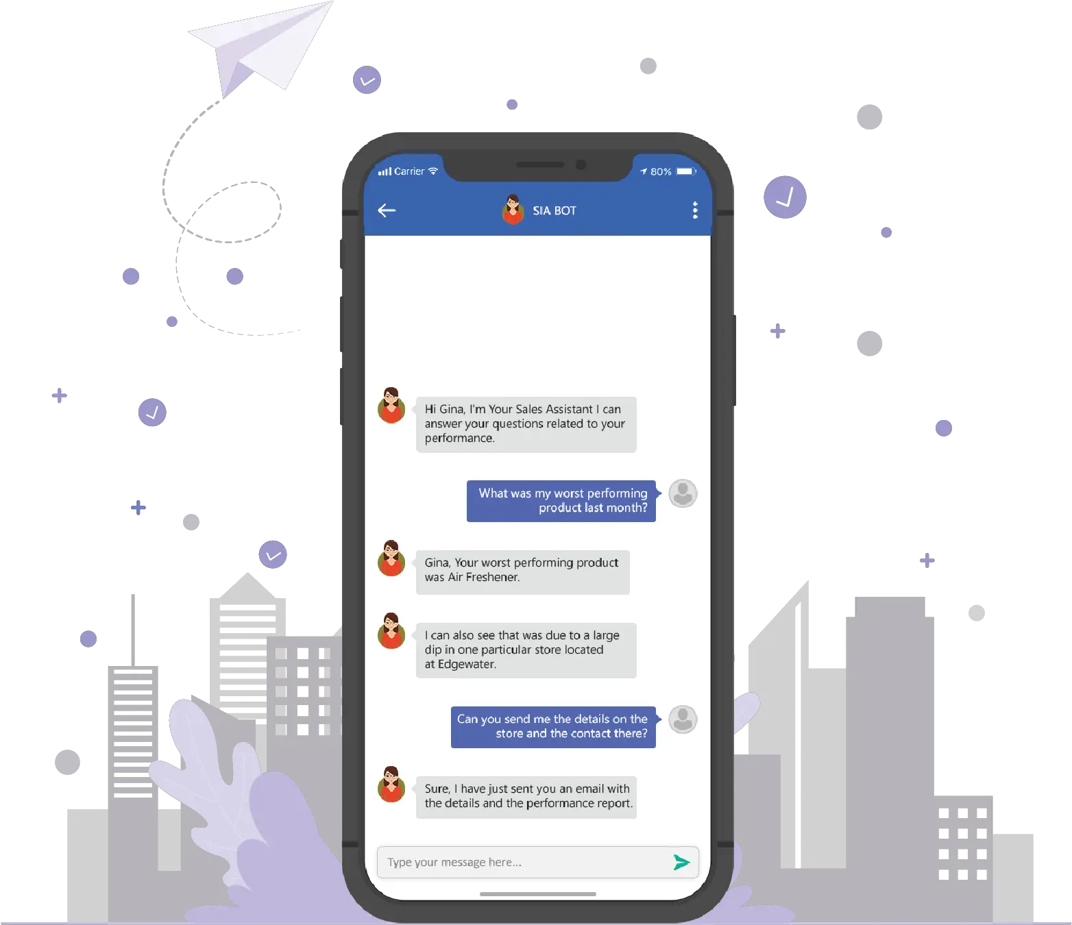 Sales Intelligent Assistant Chatbot For Acuvate Technology Applications Png Sia Transparent