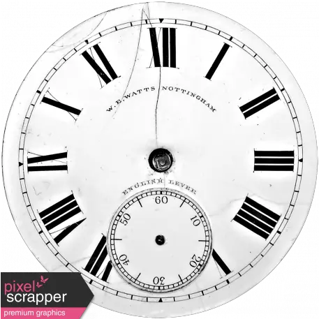 Download Clock Template Roman Numerals Dial Png Image With Omega Pocket 1899 Watch Roman Numerals Png