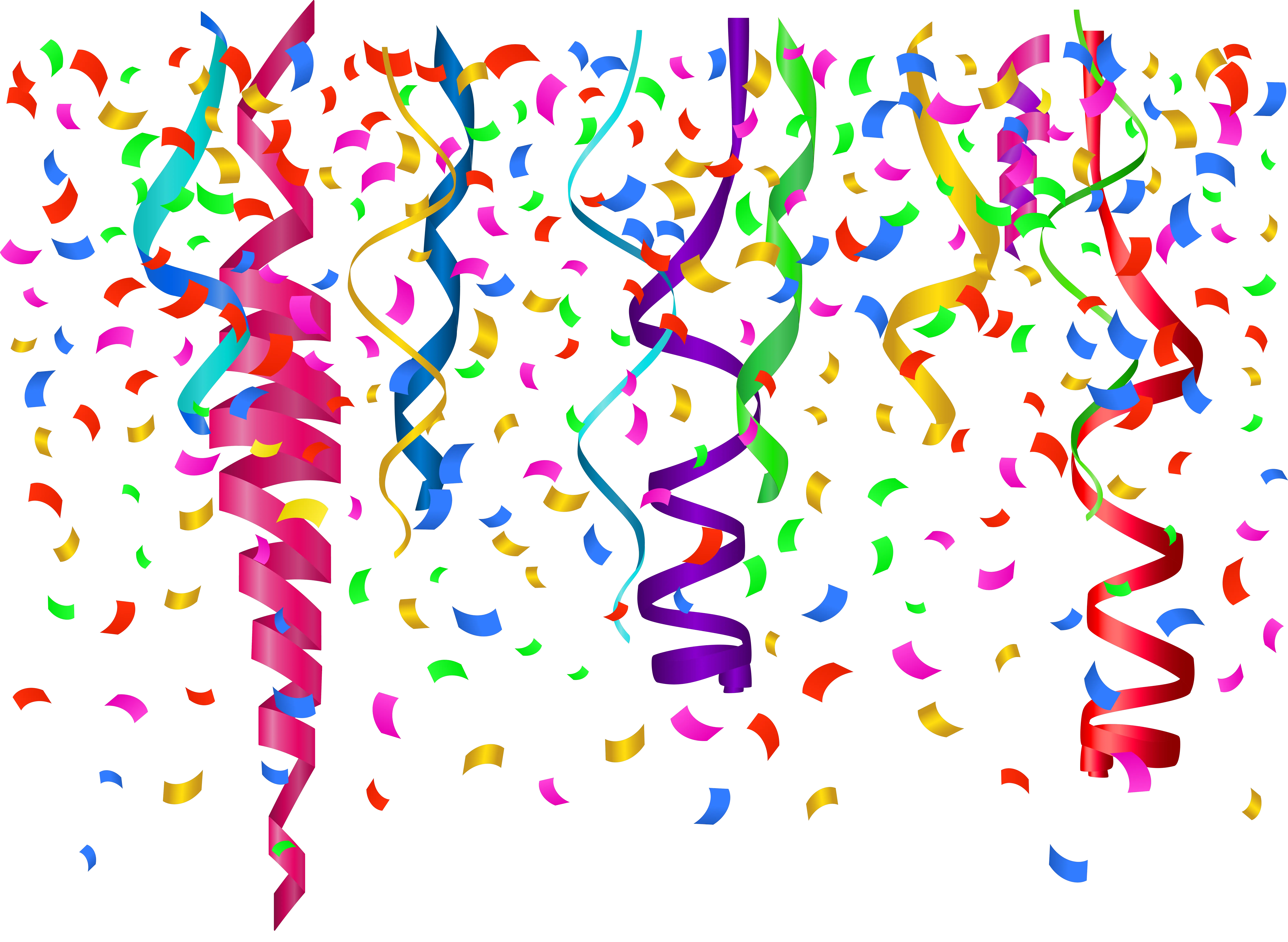 Confetti Clear Png