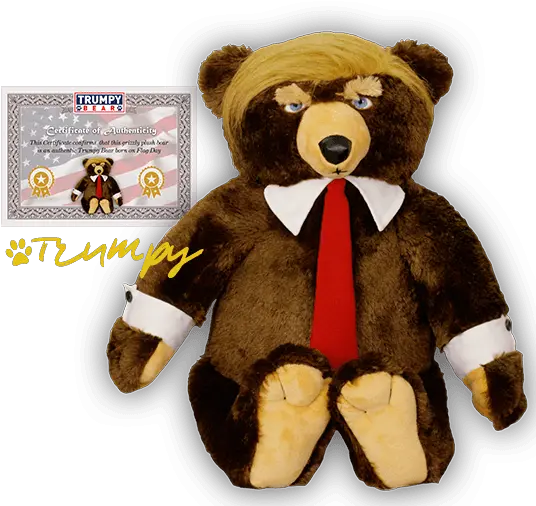 Trumpy Bear Official Website Trump Bear Png Teddy Bear Transparent