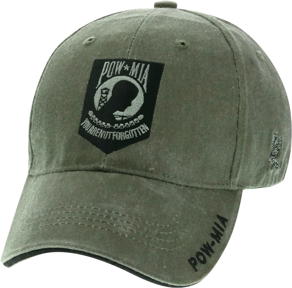 Od Green Embroidered Pow For Baseball Png Pow Mia Logo