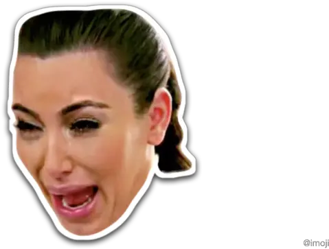 Picture Kim Kardashian Crying Face Transparent Png Kim Kardashian Png