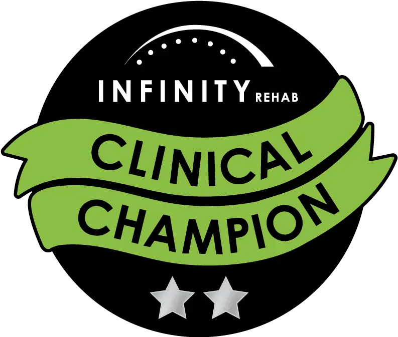 Clinical Champion Level 2 Infinity Rehab Incentive Program Language Png Champion Logo Png