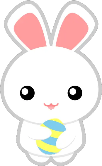 Easter Bunny Head Clipart Simple Cute Easter Bunny Cartoon Png Bunny Clipart Png