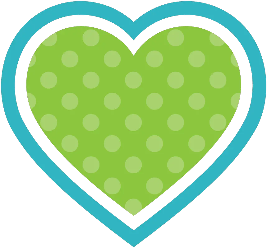 Dont Break My Heart Love Baby Shower Clipart Heart Green Clipart Dots Png Corazon Png