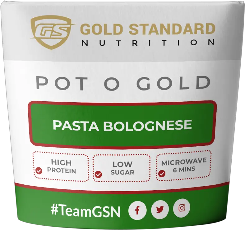 Pot O Gold Pasta Bolognese Gsn Gold Standard Nutrition Png Pot Of Gold Transparent