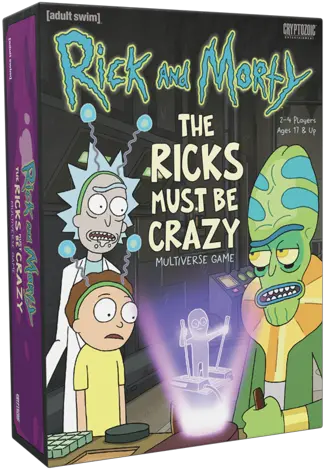 Rick And Morty The Ricks Must Be Crazy Board U0026 Card Memorama Rick Y Morty Png Rick Png