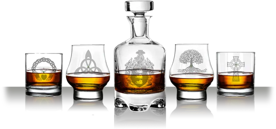 Irish Whiskey Glasses Decanter Png Whiskey Glass Png