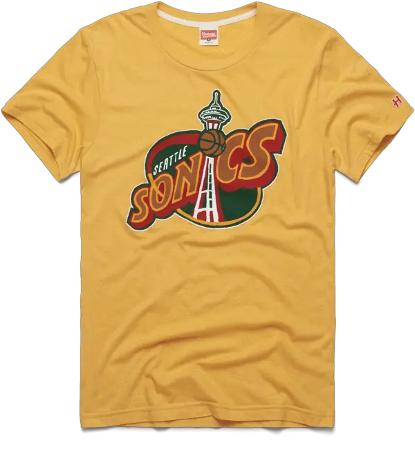 Seattle Sonics 95 Retro Nba Basketball Seattle Sonics Shirt Png Seattle Supersonics Logo