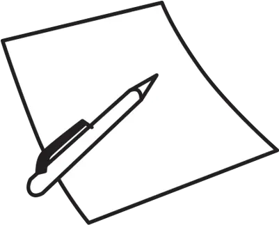 Summer Quest Icon Pen And Paper Horizontal Png Ripped Paper Icon