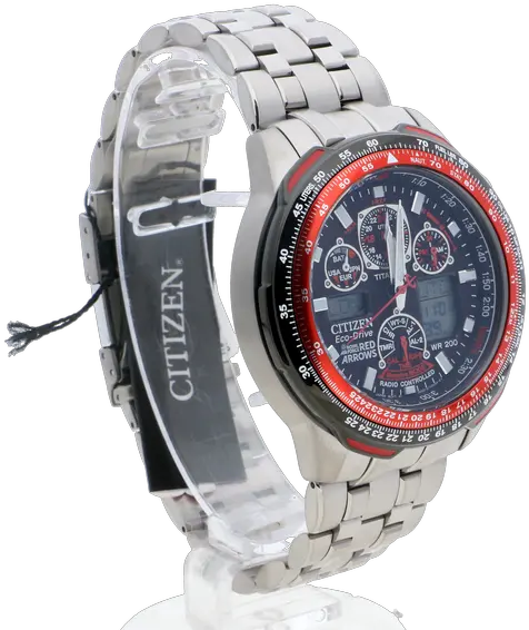 Citizen Eco Drive Red Arrows Skyhawk Au2011t Titanium Amj Watches Analog Watch Png Big Red Arrow Png