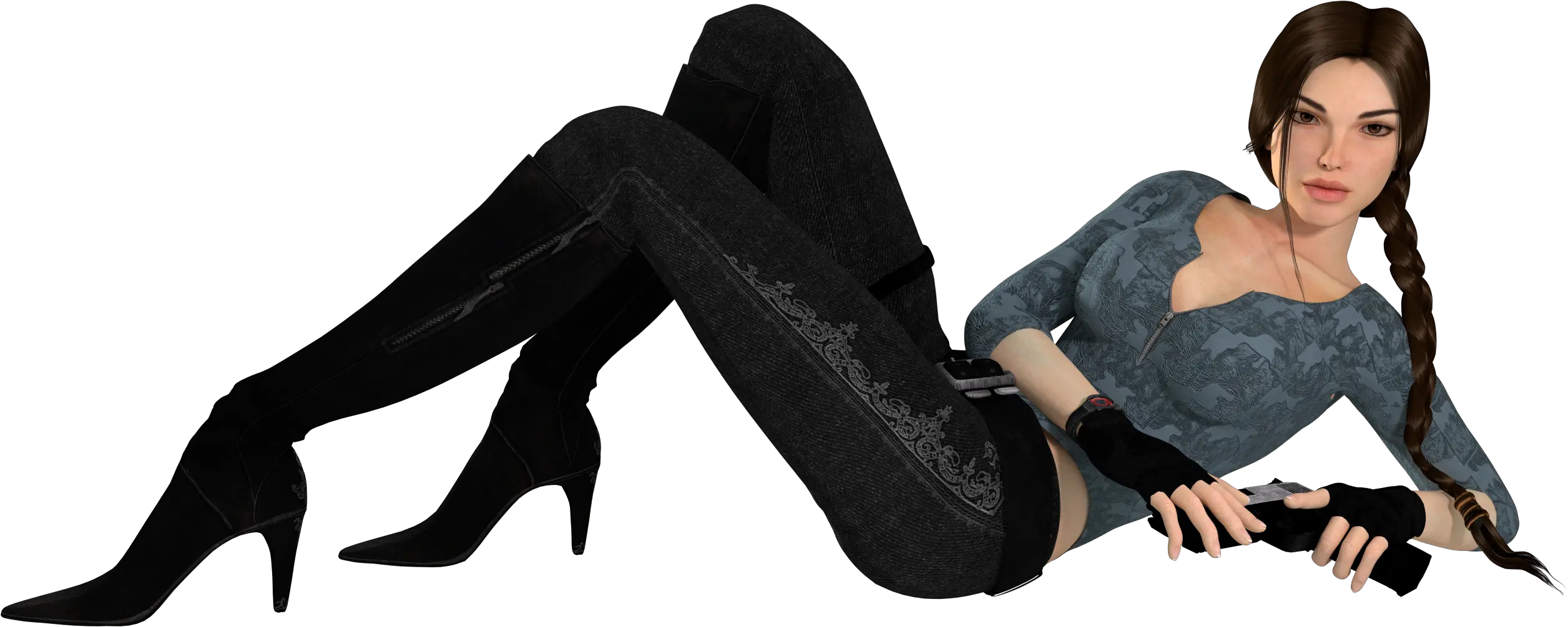 Tomb Raider Lara Croft In High Heels Png Lara Croft Png