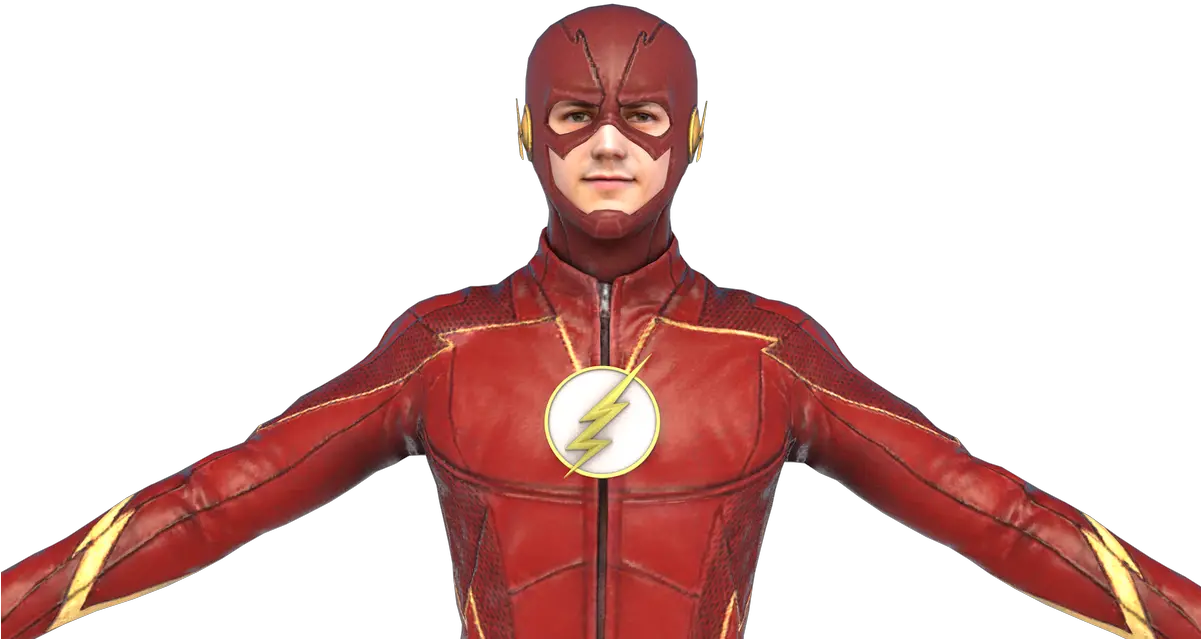 V2 Of My Flash Model Reverse And Full Body The Flash Drawings Png Kid Flash Png