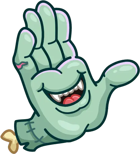 Zombie Handu201d Animated Sticker Set For Telegram Zombie Hand Sticker Png Zombie Hand Png