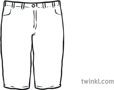 Shorts Outline Illustration Twinkl Shorts Outline Png Shorts Png