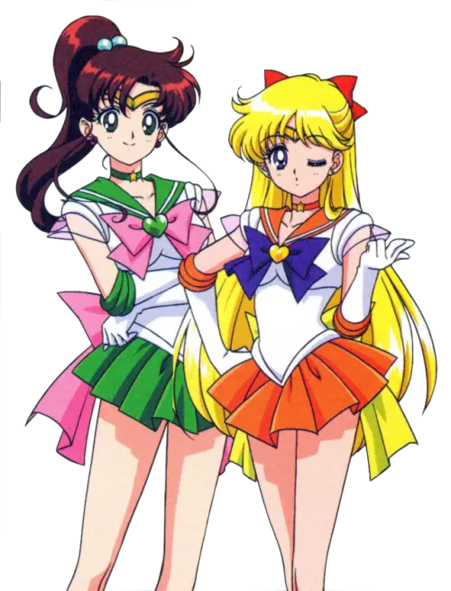 Sailor Venus Png Super Sailor Jupiter U0026 Super Sailor Venus Sailor Jupiter And Sailor Venus Jupiter Transparent Background