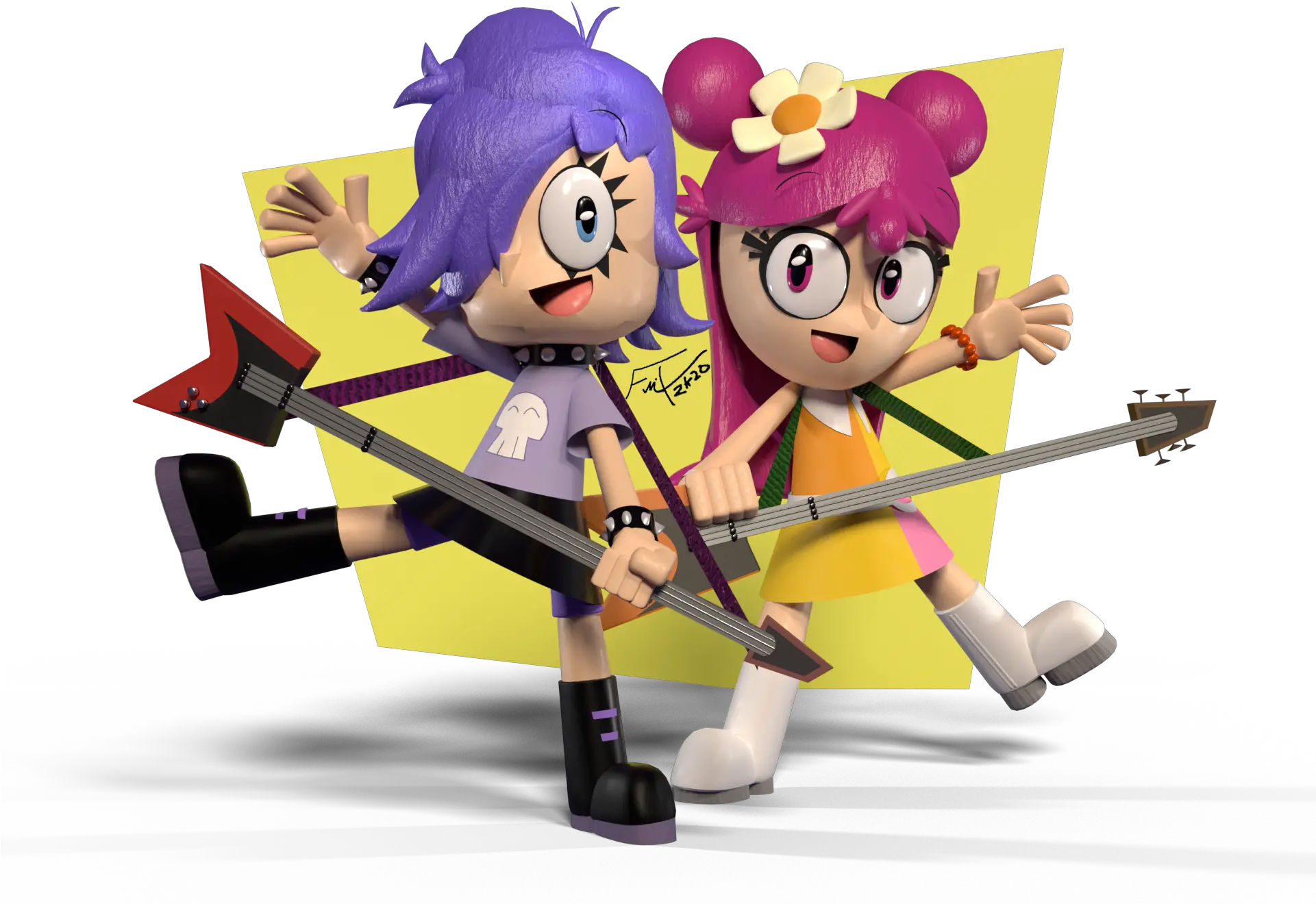 Pajamafrix 3d Portfolio Hi Hi Puffy Amiyumi 3d Png Hi Hi Puffy Amiyumi Logo