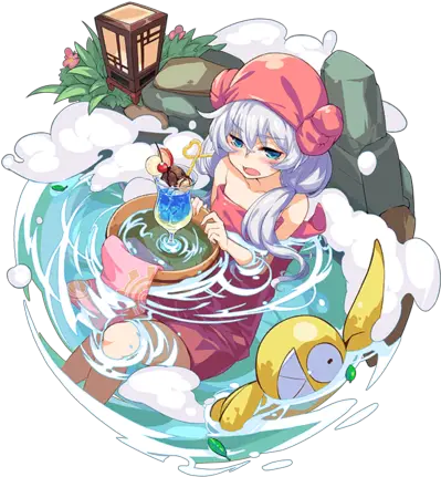 Theresa Hot Springs Official Honkai Impact 3 Wiki Anime Relaxing In Hot Spring Png Hot Png
