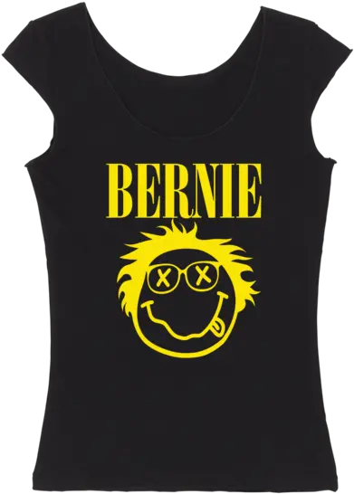 Download Bernie Nirvana Smiley Reversible Womenu0027s Cap Sleeve Nirvana Smiley Face Logo Png Nirvana Png