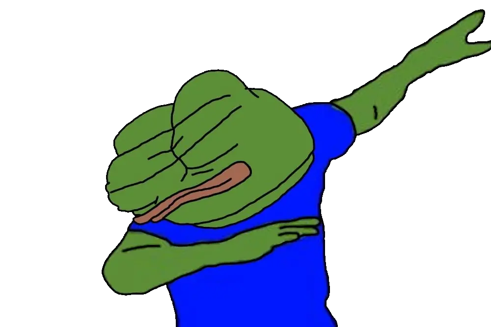 Transparent Dabbing Squidward Png Pepe Dab Png Squidward Dab Png