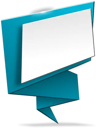 Blue Origami Banner White Space Transparent Png U0026 Svg Vector Banner Design Png Banner Transparent