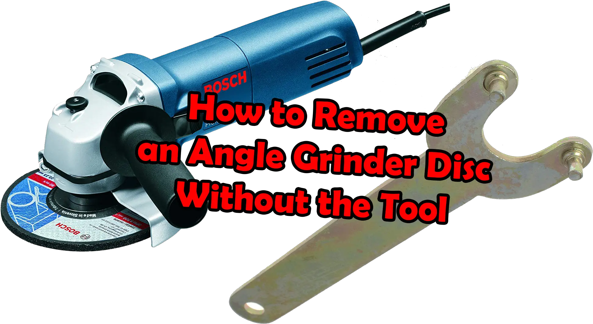 How To Remove An Angle Grinder Disc Without The Tool Bosch Gws 6 125 Png Wrench Png