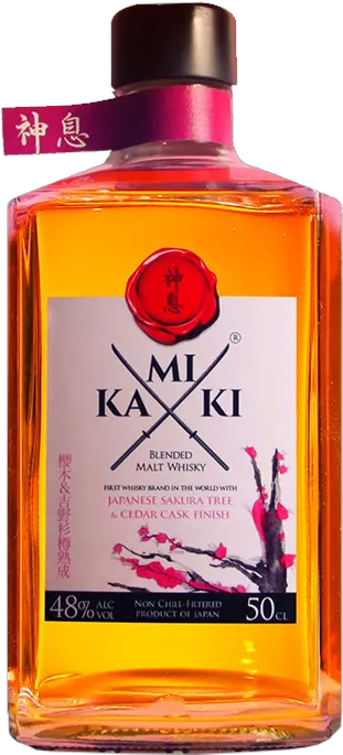 Kamiki Sakura Whisky Kamiki Sakura Blended Malt Whisky Png Sakura Tree Png