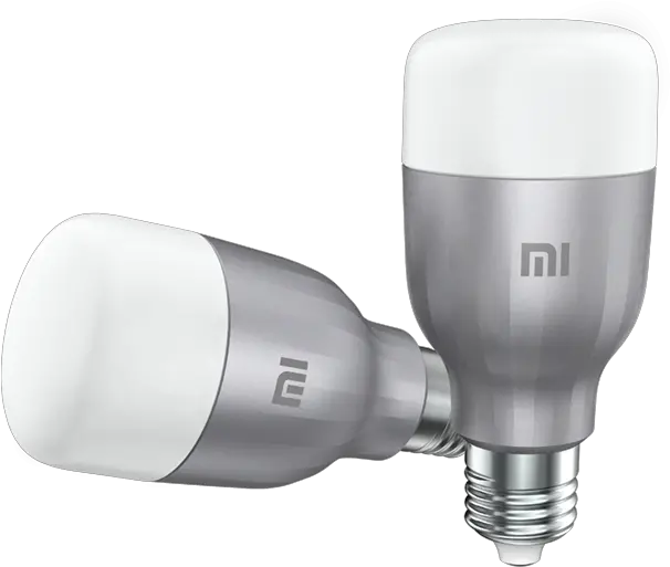 Mi Led Smart Bulb Mi Led Smart Bulb White And Color 2 Pack Png Led Light Png