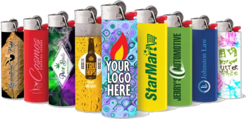 Custom Printed Full Color Bic Lighters Hand Painted Painted Bic Lighters Png Bic Logo Png