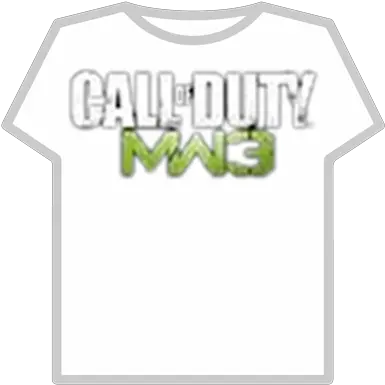 Call Of Duty Modern Warfare 3 T Shirt Transparent Roblox Active Shirt Png Call Of Duty Transparent