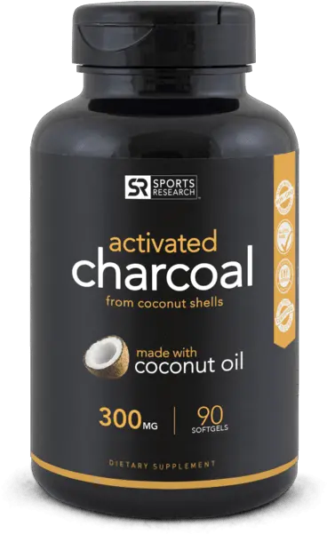 Activated Charcoal From Coconut Shells Transparent Png Garcinia Cambogia Sports Research Coconut Transparent