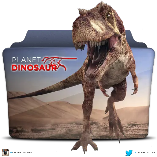 Folder Icons Planet Dinosaur Png Animation Folder Icon