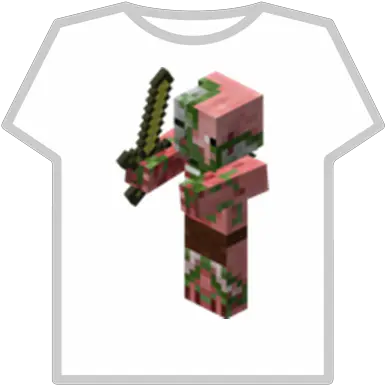 Minecraft Zombie Pigman Transparent Background Roblox Minecraft Zombie Pigman For Colouring Png Minecraft Logo Transparent Background