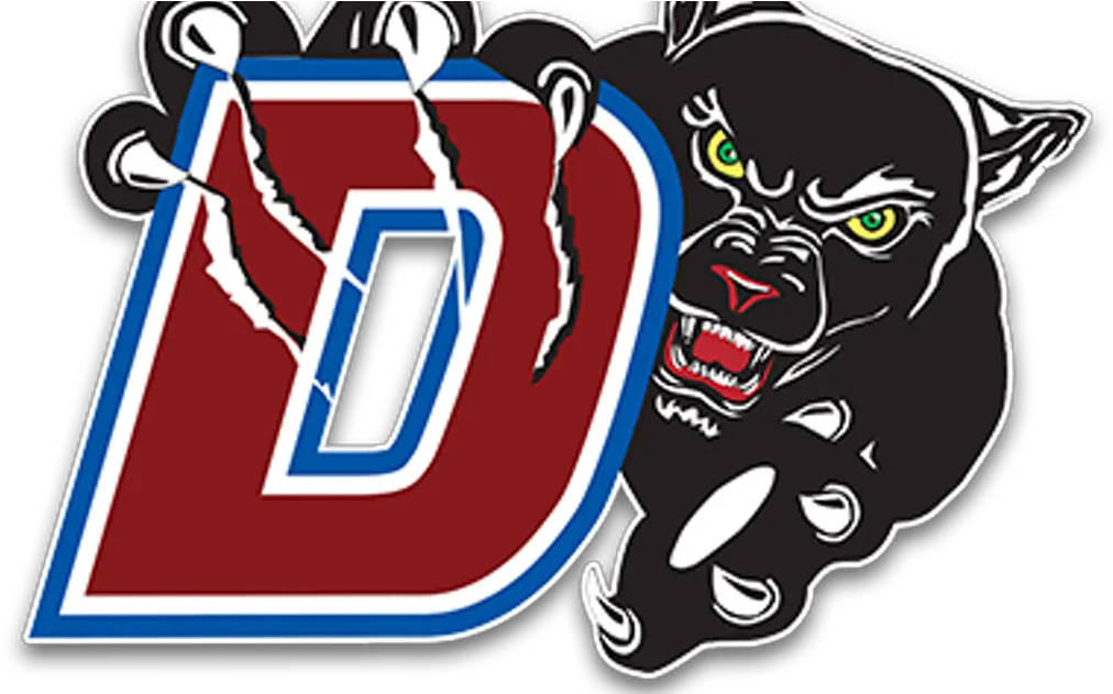 Library Of Panther With Football Clip Png Duncanville High School Panther Panther Logo Png