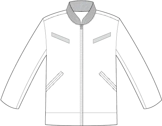 Menswear U2013 Student Designer Long Sleeve Png Bomber Jacket Template Png