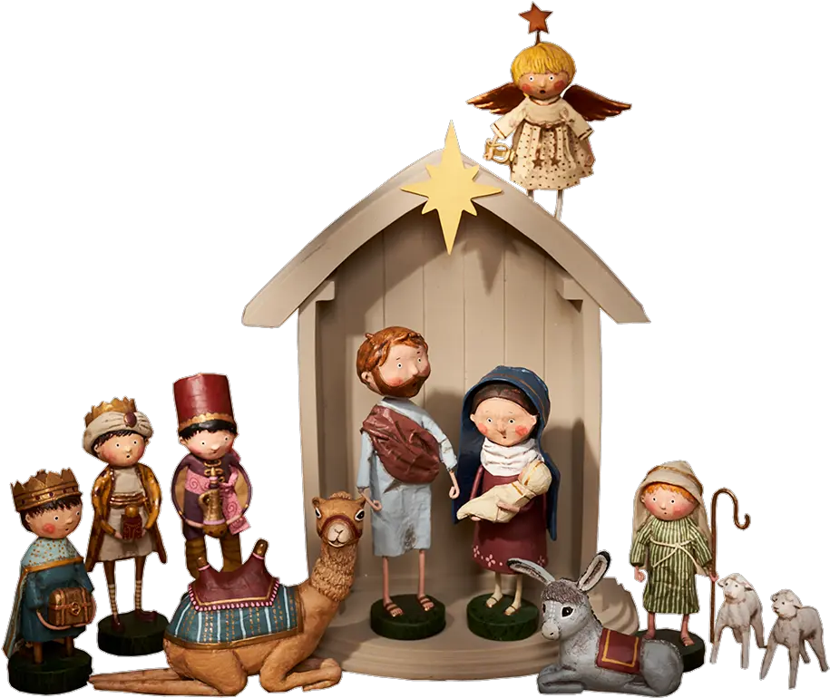 Lori Mitchell Nativity Wooden Duck Shoppe Lori Mitchell Nativity Set Png Nativity Scene Png