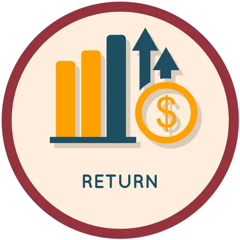 Transparent Png Svg Vector File Return On Investment Icon Investment Png