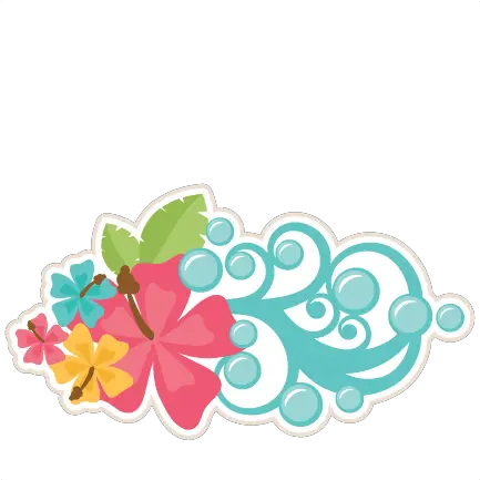 Tropical Flowers Svg Scrapbook Cut File Cute Clipart Files Cute Tropical Flowers Png Tropical Flower Png