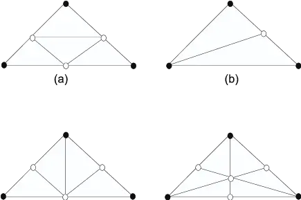 Diversas Formas De Dividir Un Triángulo Como Dividir Un Triangulo Png Triangulo Png