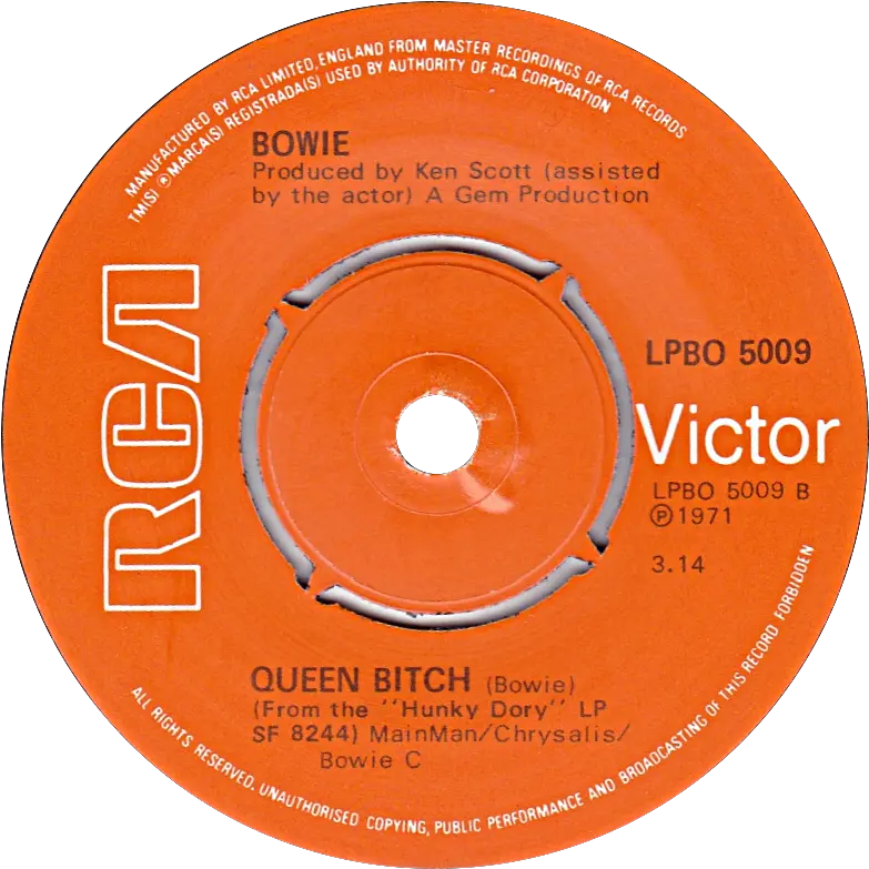 Queen Bitch Rca Victor Png David Bowie Logo