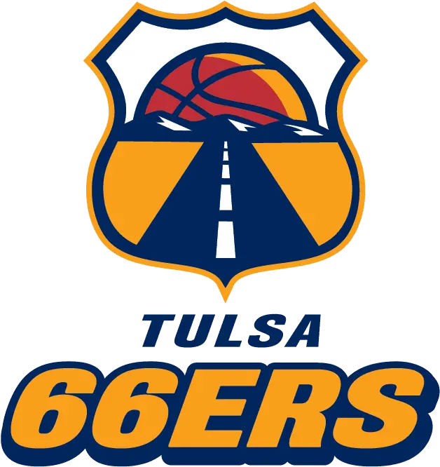 Tulsa 66ers Primary Logo Tulsa 66ers Png Route 66 Logos