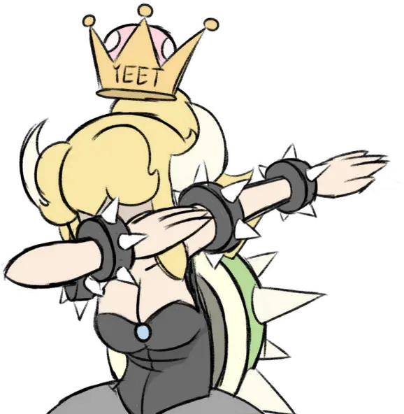 Bowsette After Seeing How Popular She Fictional Character Png Bowsette Png