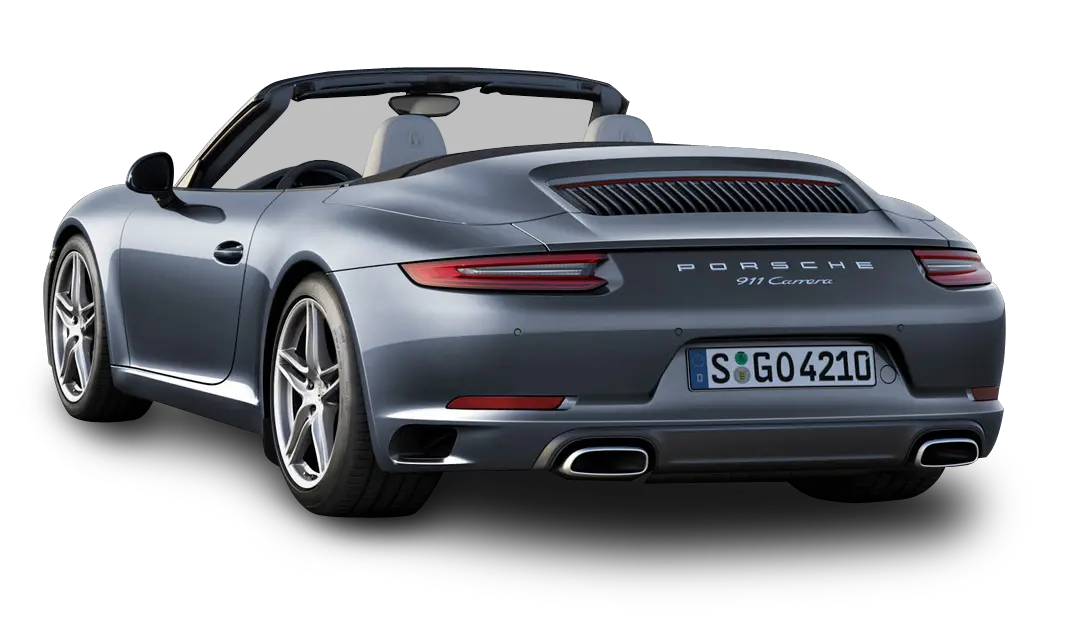 Porsche 911 Carrera Back View Car Porsche 911 Back View Png Porsche Png