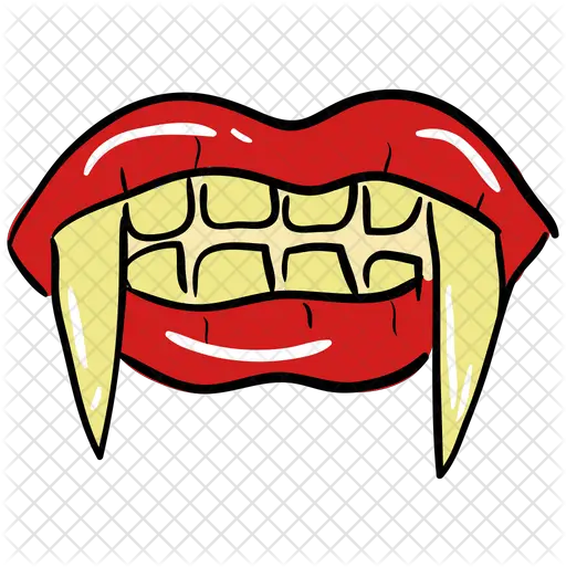 Evil Teeth Icon Of Colored Outline Evil Teeth Png Teeth Png